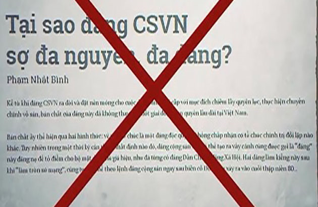 Nhận diện luận điệu tuyên truyền, kêu gọi đòi “đa nguyên, đa đảng” của các thế lực thù địch